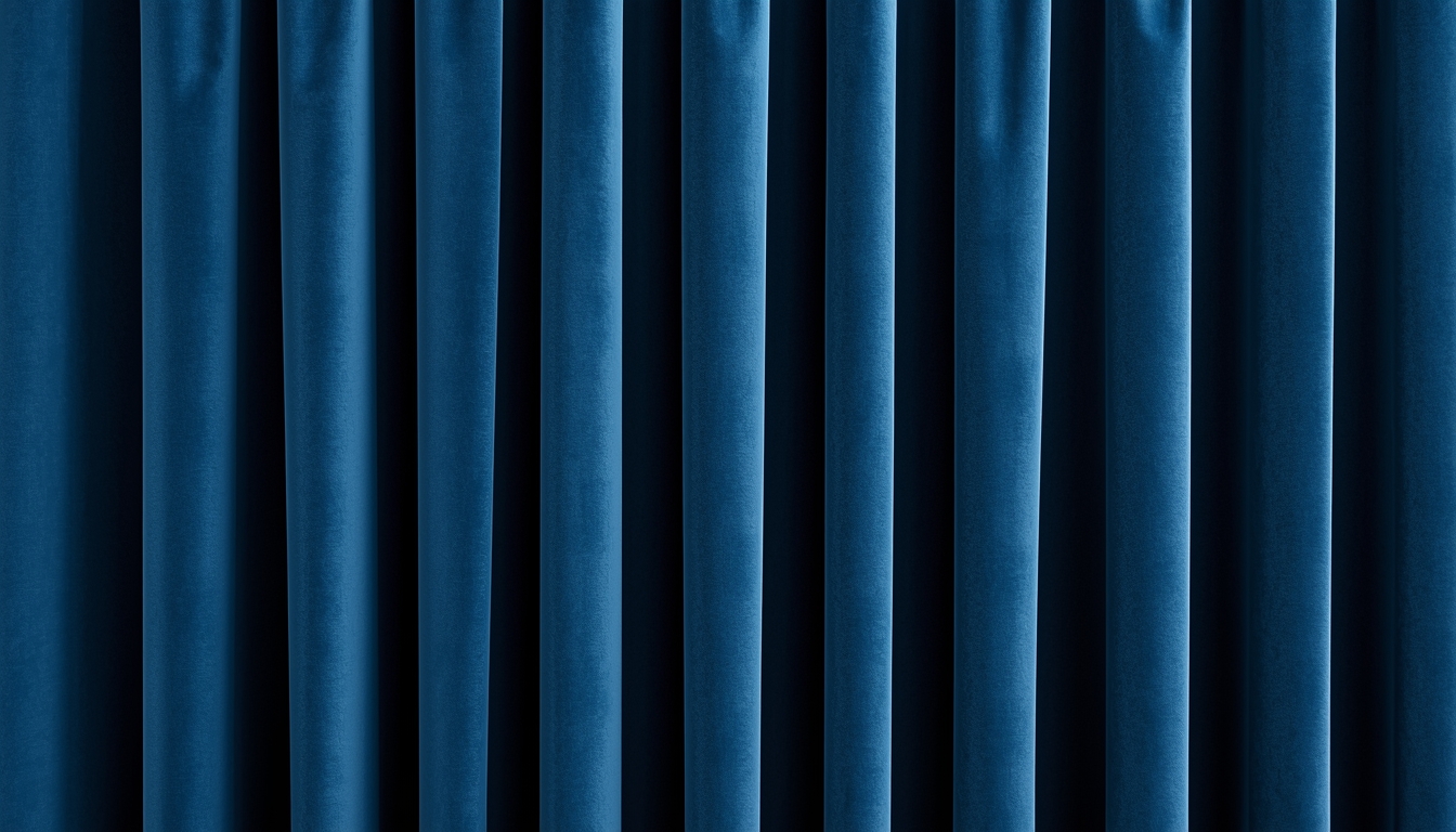 Luxury velvet curtains with custom pleating