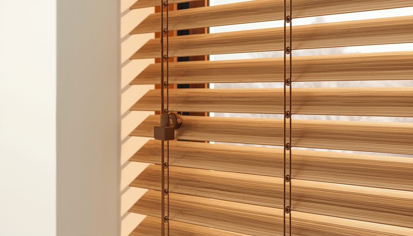 Sustainable wooden venetian blinds handcrafted in Berlin