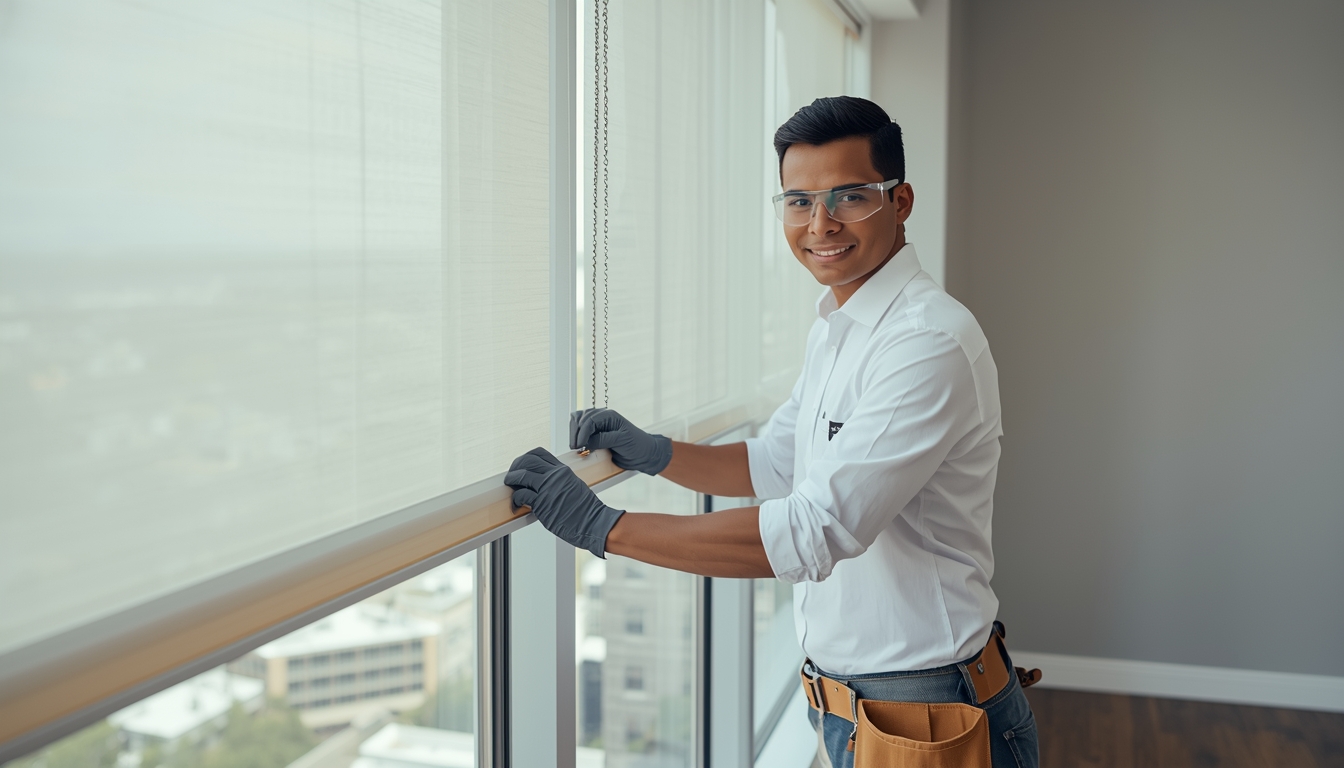 Roller blinds installation service in Berlin