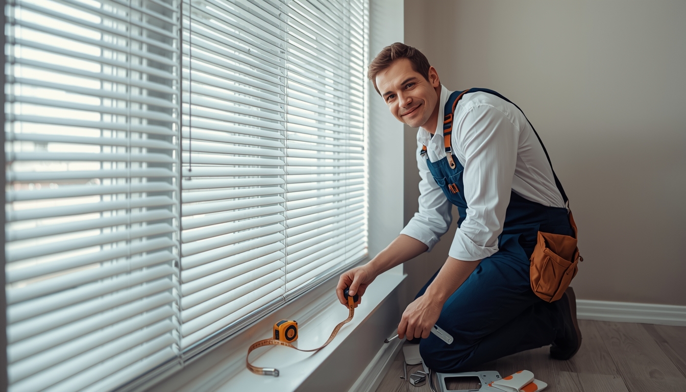 Venetian blinds professional fitting service